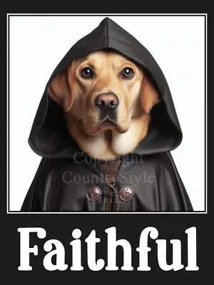 Labrador Black Golden Brown Pet Dog Funny Fridge Magnet Faithful Dog Gift • £4.95