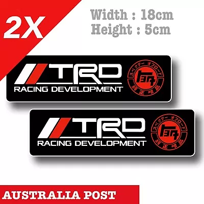 TOYOTA TRD Racing Development Banner Hilux 4X4 OFF ROAD Car  Vinyl  Stickers • $7.20