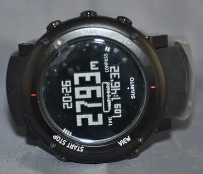 Suunto Core Unisex Aluminum Deep Black Digital Dial Black Poly Watch SS018734000 • $147.26