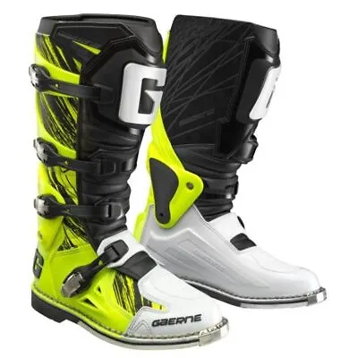 Gaerne Fastback Enduro Boots Flo Yellow MX Off Road Motocross Quad ATV • £299.95