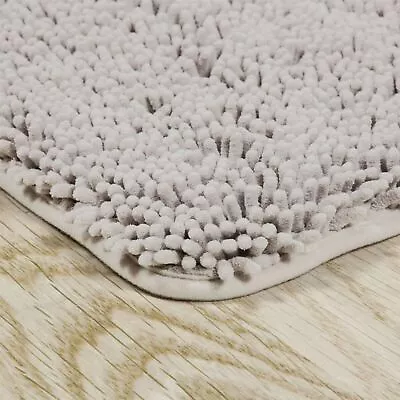 2 Piece Memory Foam High Pile Shag Rug 24 X 17 And 32 X 21 Inches Bathroom Mat • $29.99