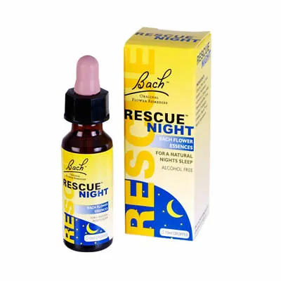 £8.99 • Buy Rescue Remedy Night 10ml Dropper Bach Natural Family Homeopathic Stress Relief 