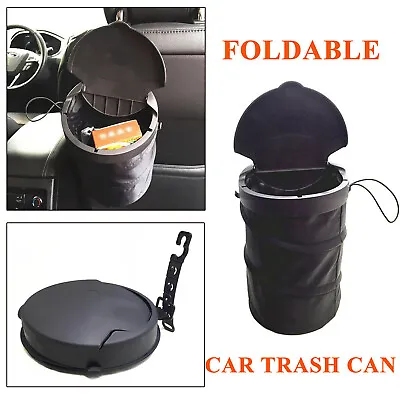 $11.27 • Buy Car Wastebasket Trash Can Litter Container Auto SUV Ven Foldable Garbage Bin/Bag