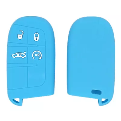 Fit For Challenger Python Smart 5 Keys Fiat500 Silicone Car Key Cover • $9.82