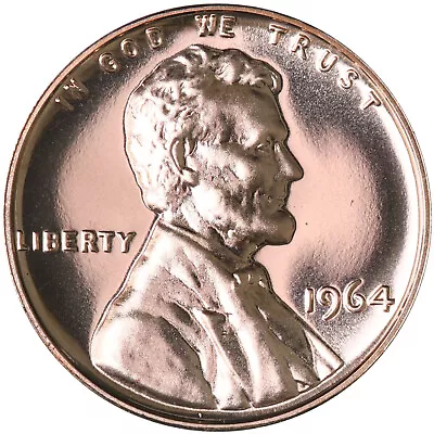 1964 (P) Lincoln Memorial Cent Gem Proof Penny • $1.95