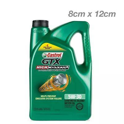 Castrol GTX 160 Fl. Oz. HM 5W30 Motor Oil Car  Vinyl  Sticker  • $6.69