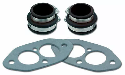 Vw Type 1 Black Dual Port Intake Manifold Boots Installation Kit Bug Bus Ghia • $15