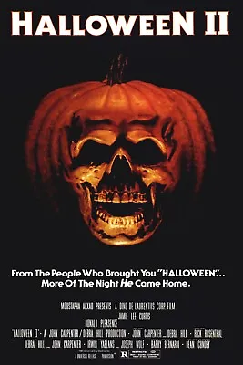 1981 Halloween II Movie Poster 11X17 Michael Myers Laurie Strode Castle 2 🎃🔪🎃 • $12.83