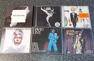 DAVID BOWIE CD Albums X 6 Inc. Live Double Please Read • £18