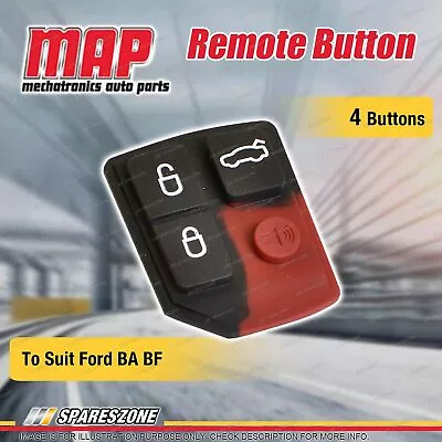 MAP 4 Button Key Fob Remote Button Replacement For Ford BA BF Sedan Wagon • $33.95