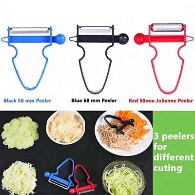 3PCS Magic Peelers Slicer Shredder Peeler Trio Multifuction Vegetable Fruit 3IN1 • $6.19