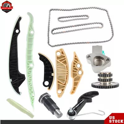 13PCS Timing Chain Kit For VW Jetta Golf MK5 MK6 Passat Audi A4 EA888 1.8T 2.0T • $55.90