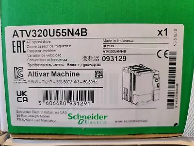 Schneider Electric Altivar 320 ATV320U55N4B Variable Speed Drive 5.5 KW 7.5 HP • $750