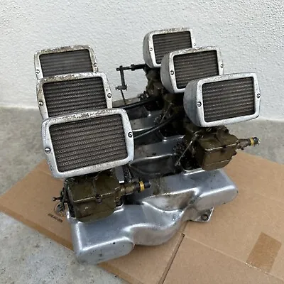 RARE Edelbrock 6x2 X3 Intake Manifold Mopar Hemi 6 Stromberg 97 Carbs Barn Find • $4999.95