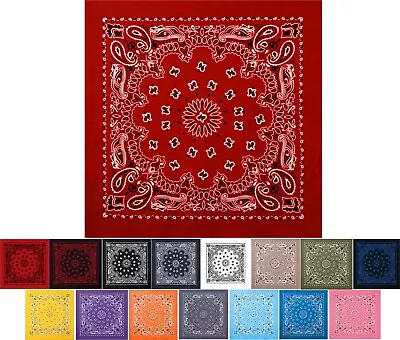 Rothco Jumbo Trainmen Paisley Bandana Cotton Extra Large Headwrap Face Cover 27  • $7.99