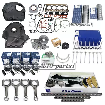 Engine Pistons Gaskets Rebuild Overhaul Kit Ø23mm For VW Audi EA888 Gen2 2.0T • $730