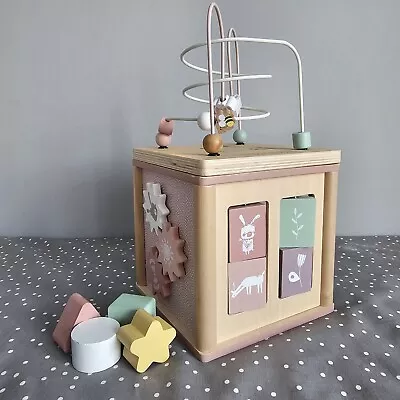 Little Dutch Wooden Activity Cube For Babies & Toddlers • £25