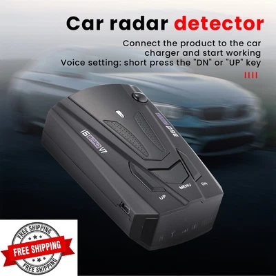 $19.50 • Buy Laser & Camera Radar Detector Cop Cars Police Scanner Real 360 Degree