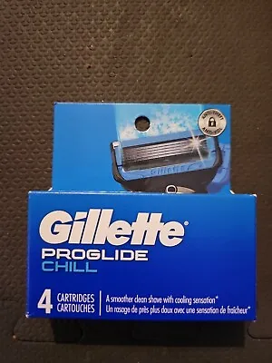 Gillette ProGlide Chill Razor Refills For Men 4 Blade Refills • $21.90