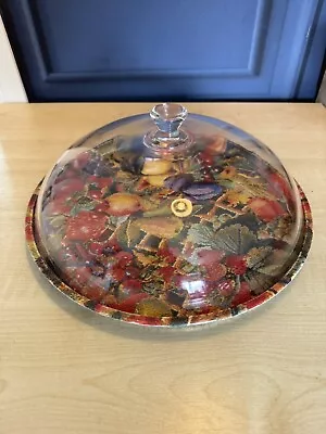 Vintage Arcopal Cloche Dome Cake Dome Size 5 Inches Tall 10 Inch Wide • £22.50