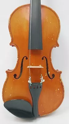 Mueller 1/2 Size Violin For Parts / Repair With Case & Bow • $55.20