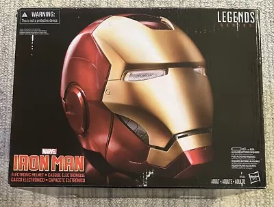 Hasbro Marvel Legends Series Iron Man Electronic Helmet Lights & Sounds Tested • $74.80