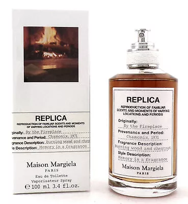 Replica By The Fireplace By Maison Margiela 3.4 Oz EDT Spray Unisex In Box New1 • $48.88