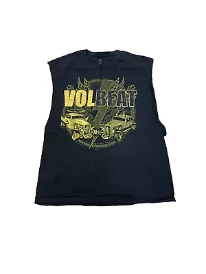 VOLBEAT Concert Tee Mens XL Sleeveless Muscle Shirt 2012 North American Tour • $17.99