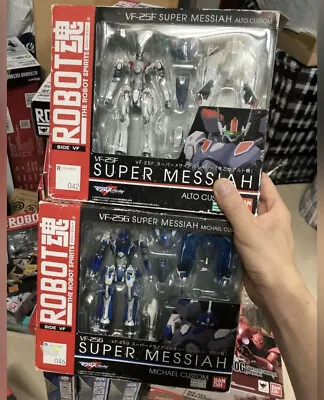 Bandai ROBOT Spirits 042 046 42 46 VF-25F MACROSS SUPER MESSIAH Vf 25 • $83