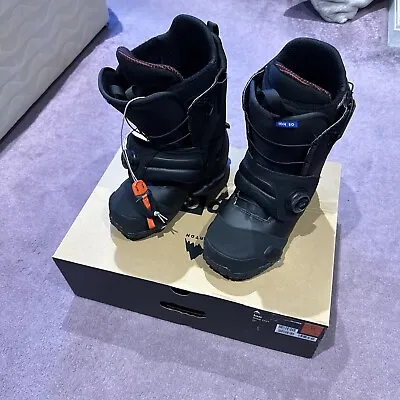 BURTON ION STEP ON SNOWBOARD BOOTS - BLACK - Size 10 UK • £464.99