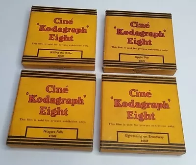 Kodak 8mm Safety Film Collection Of Four 8mm Movies • £27.20