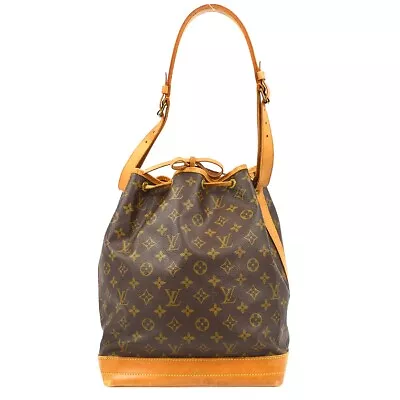 Louis Vuitton Noe Drawstring Shoulder Bag Purse Monogram M42224 A2884 Kk31839 • $330