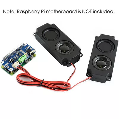 Audio Sound Card HAT Speaker Hi-Fi Kit For Raspberry Pi Zero 2 W WH A 3 B Plus 4 • $40