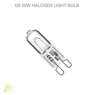 Halogen Light Bulbs G9 20W Dimmable 220~240V Long Life Capsule Lamps X2| X5| X10 • £2.49