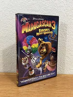 Madagascar 3: Europe's Most Wanted (DVD 2012) DreamWorks SEALED SEE PICS • $6.94