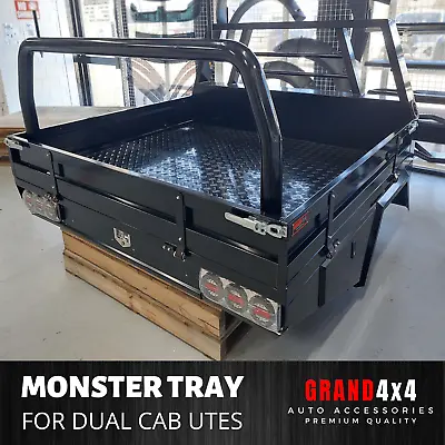 $5499 • Buy Monster White Tray Water/Fuel Tank + Trundle + Toolboxes To Suit Dual Cab Utes