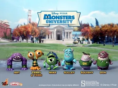 Hot Toys Mini Cosbaby Monsters University Box Set Of 6 Figures US IN STOCK • $74.99