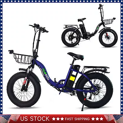 350W 48V 15AH Electric Bicycles Ebikes Adult 20in Tires Single Motor 35-40KM/H1s • $1016.49