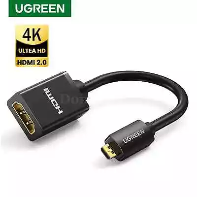 Ugreen Micro HDMI-Compatible Adapter - 4K/60Hz Male To Female Converter For Rasp • $27