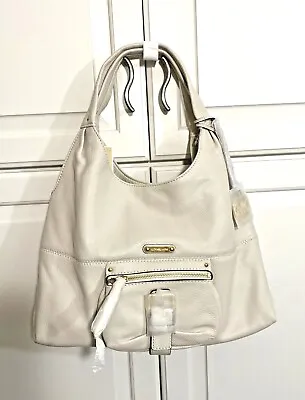 NWT Beautiful Michael Kors Austin Large Leather Shoulder Tote In Color Vanilla • $200