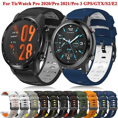For Ticwatch Pro 3 Ultra GPS Strap X 2020/LTE GTX S2 20 22mm Sport Watch Band • $6.98