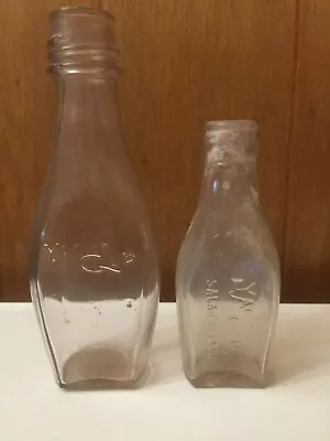 2 Vintage Embossed Yacht Club Bottles - Tidesley & Co. Chicago Ill • $4