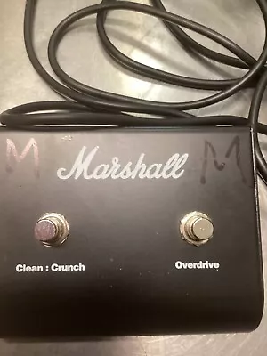 Marshall PEDL-90010 Crunch/Overdrive 2-Button Footswitch Pedal For FX Models • $89.09