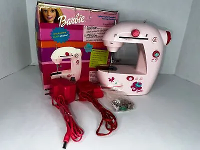 Vintage Barbie 2003 Portable Lightweight Sewing Machine NOB **READ** • $39.99