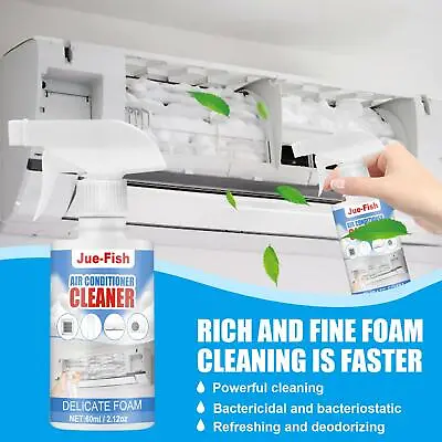 $6.48 • Buy 60ml Household Air Conditioner Cleaner Multi-Purpose Wash-Free Foaming A1W5