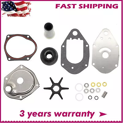 Water Pump Impeller Housing Kit For Mercury 1991-Up 40-60 HP 46-812966A12 • $43.39