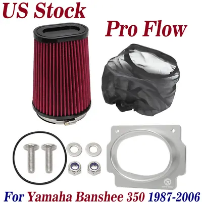 Pro Flow Air Filter Airbox Adapter Outerwear For Yamaha Banshee 350 YFZ 1987-06 • $69.99