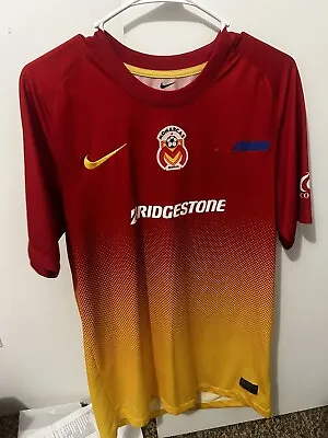 Nike Monarcas Morelia 13/14 Home Jersey Yellow/Red Size Small Rare • $95