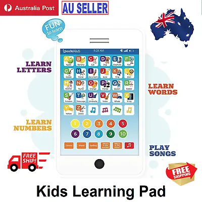 $14.84 • Buy Kids Learning Pad Educational Toys For Number Words Game Toys Fun Phone Battery