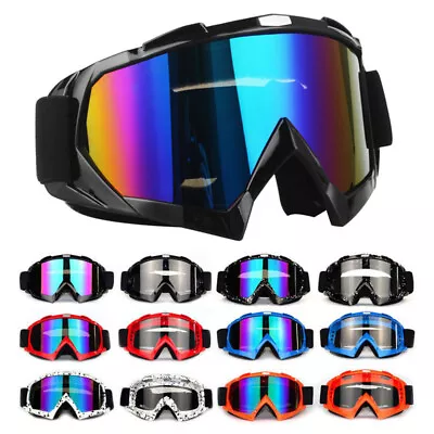 Motorcycle Goggles Off Road MX ATV UTV Quad Motocross Eyewear Race Glasses Gafas • $13.69